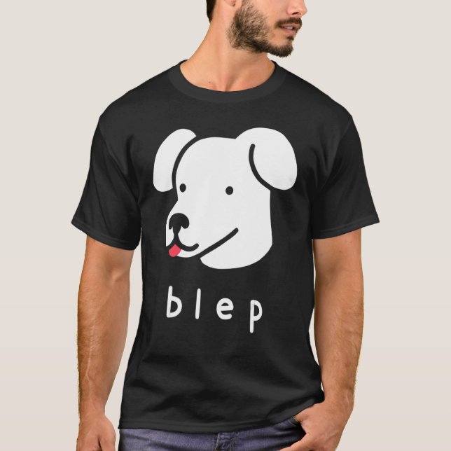 Hund Welpen-Zunge für Männer Frauen T-Shirt (Vorderseite)