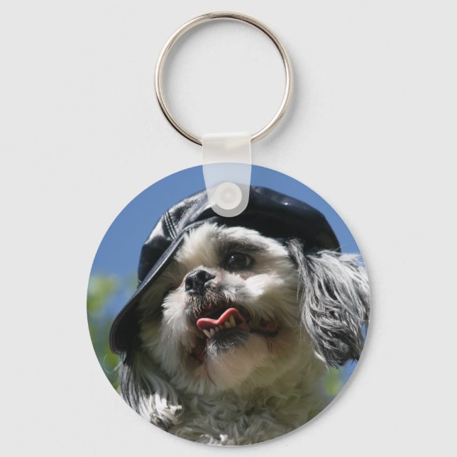 Hund wischen schlüsselanhänger (Vorderseite)