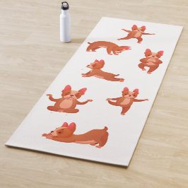 Hund Yoga Pose Mat Yogamatte
