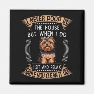 Hund Yorkie O Zeug Haustier Papa Preis Yorkieo Wel Magnet