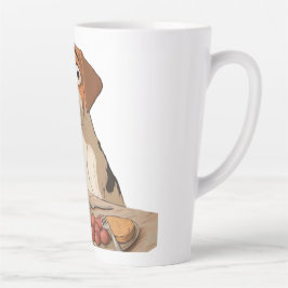 Hund zum Frühstück Milchtasse