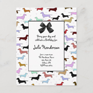 Hund zum Geburtstag Einladung