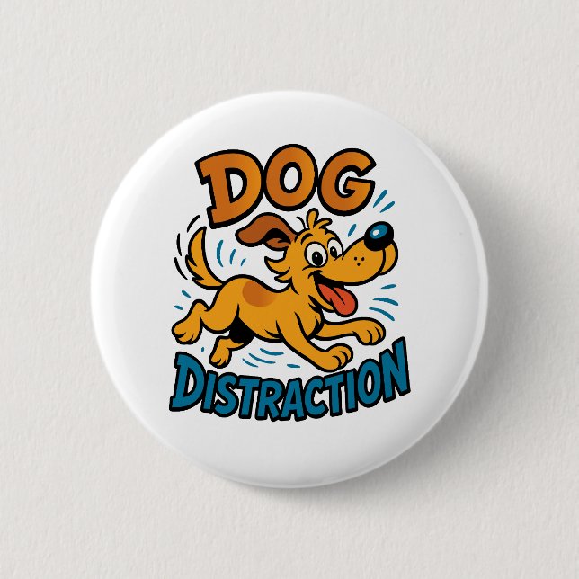 Hundablenkung Button (Vorderseite)