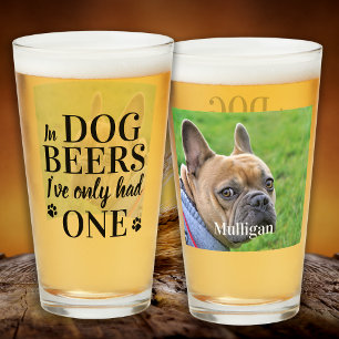 Hundbienen, die ich nur hatte ein lustiges Foto Bi Glas