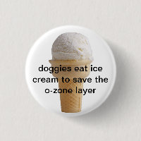 Hündchen essen Eiscreme