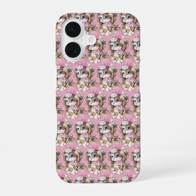 Hundchen iPhone-Hülle iPhone 16 Hülle (Rückseite)