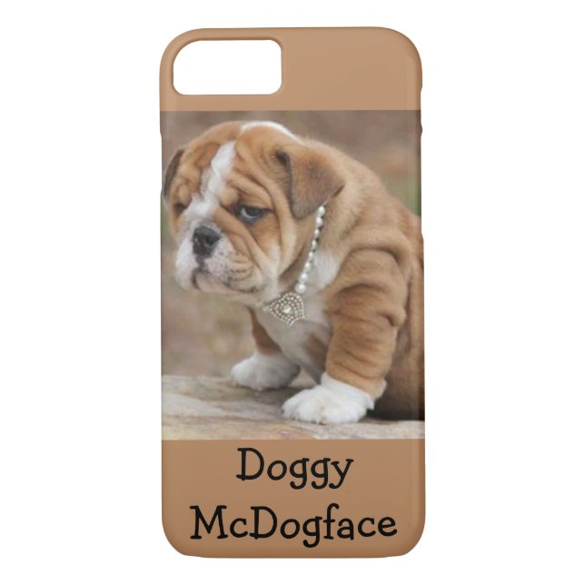 Hündchen McDogface Englisch-Bulldogge Case-Mate iPhone Hülle (Rückseite)