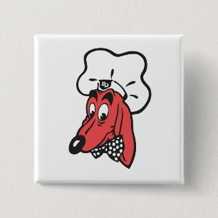 HÜNDCHEN-RESTAURANT Logo-Magnet Button
