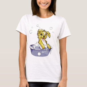 Hündchen-Schaumbad T-Shirt