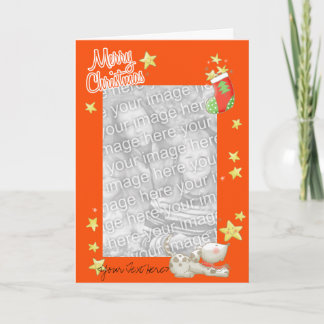 Hündchengruß Feiertagskarte