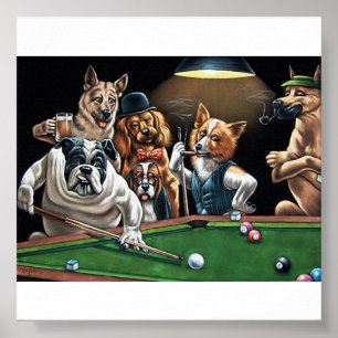 Hunde%20spielen%20Poker22 Poster