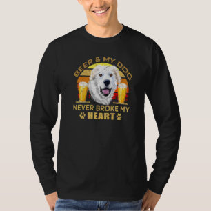 Hunde 365 Bier & Great pyrenees Hund hat mein Herz T-Shirt