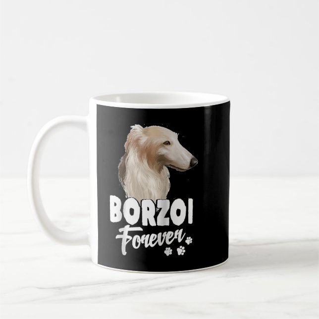 Hunde 365 Hunde 365 Borzoi Forever Niedlich Hund L Kaffeetasse (Links)