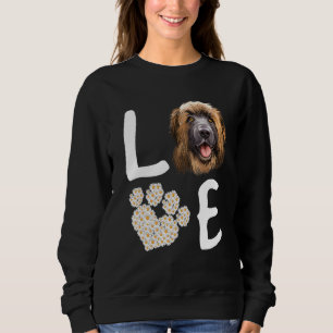 Hunde 365 Liebe Leonberger Dog Paw Pet Rescue Sweatshirt