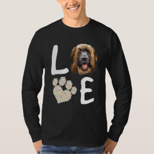 Hunde 365 Liebe Leonberger Dog Paw Pet Rescue T-Shirt