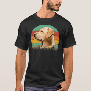Hunde 365 Retro Labrador Retriever Dog Vintag Styl T-Shirt