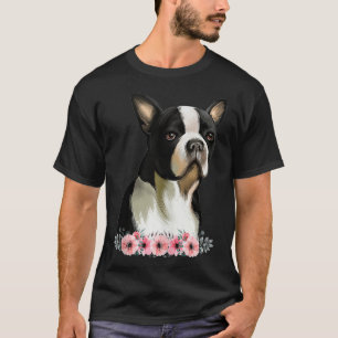 Hunde 365 Süßer Boston Terrier Hund Tier Haustier  T-Shirt