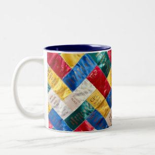 Hunde-Agility-Motiv-Becher Zweifarbige Tasse