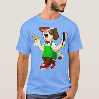 Hunde als Friseur mit Scheren-Krümel T-Shirt