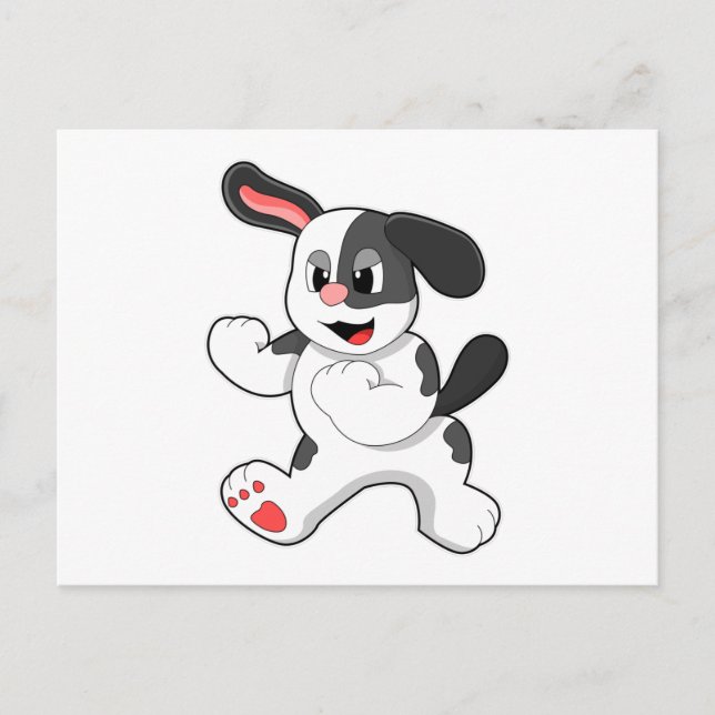 Hunde als Kämpfer Postkarte (Vorderseite)