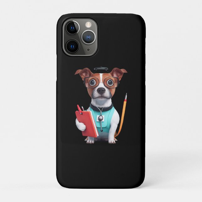 Hunde als Krankenschwester, Hunde tragen Krankensc Case-Mate iPhone Hülle (Rückseite)