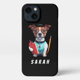 Hunde als Krankenschwester, Hunde tragen Krankensc iPhone Hülle