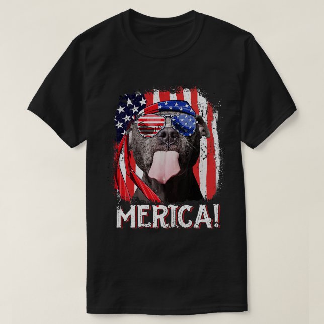 Hunde Amerika T-Shirt (Design vorne)