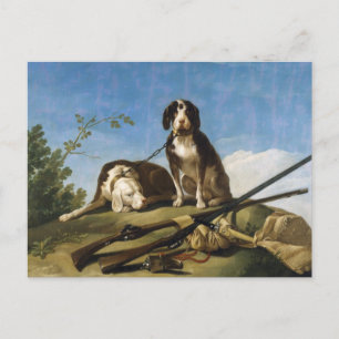 Hunde an der Leine Francisco José de Goya Meisterw Postkarte