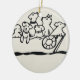 "Hunde auf dem Schiff" Ornament by Willowcatdesign (Links)