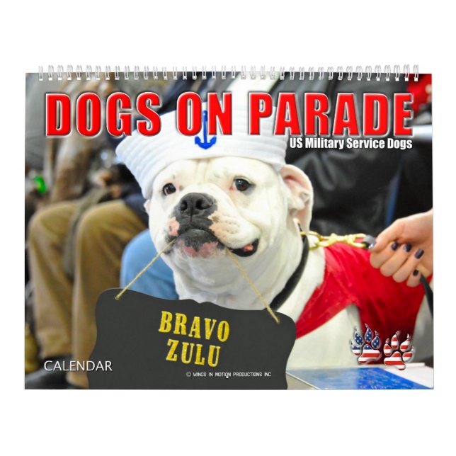 HUNDE AUF PARADE - Hunde des Militärdienstes der U Kalender (Titelbild)