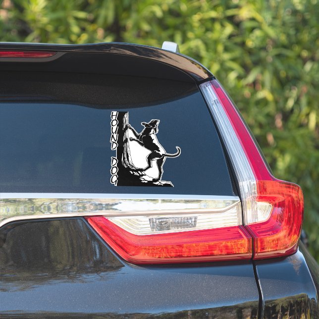 Hunde-Aufkleber für die gezielte Jagd auf Hunde-De Aufkleber (Auto Seite)