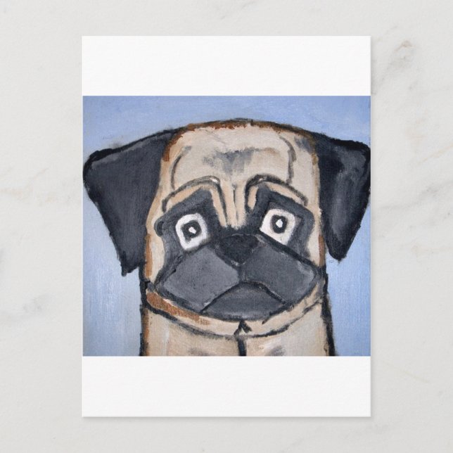 Hunde aus Ginsburg Postkarte (Vorderseite)