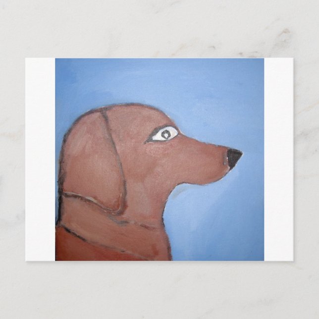 Hunde aus Ginsburg Postkarte (Vorderseite)