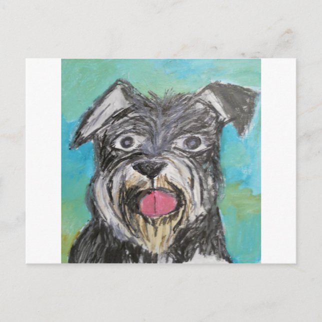 Hunde aus Ginsburg Postkarte (Vorderseite)