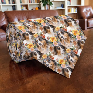 Hunde-Aussie-Liebhaber-Hunde-Retro-individuelle Kr Krawatte