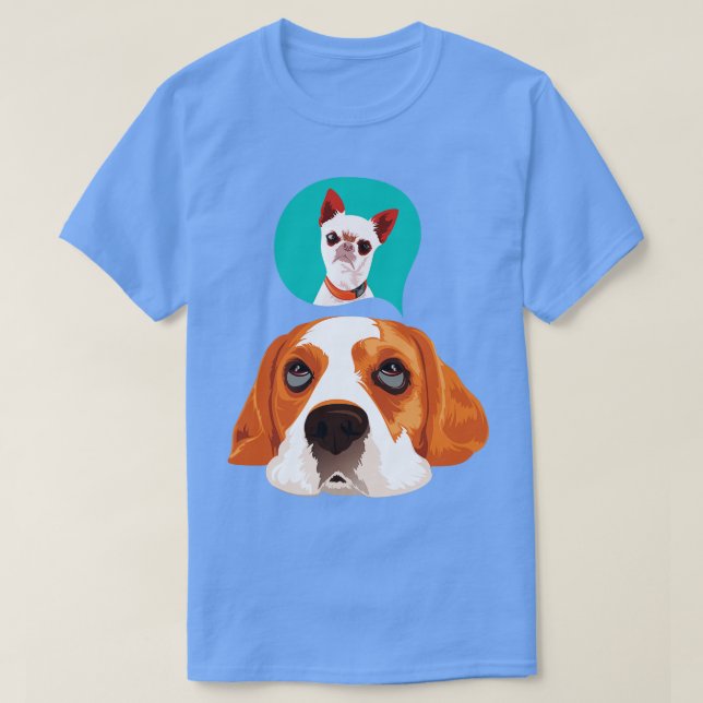 Hunde-Beagle T-Shirt (Design vorne)
