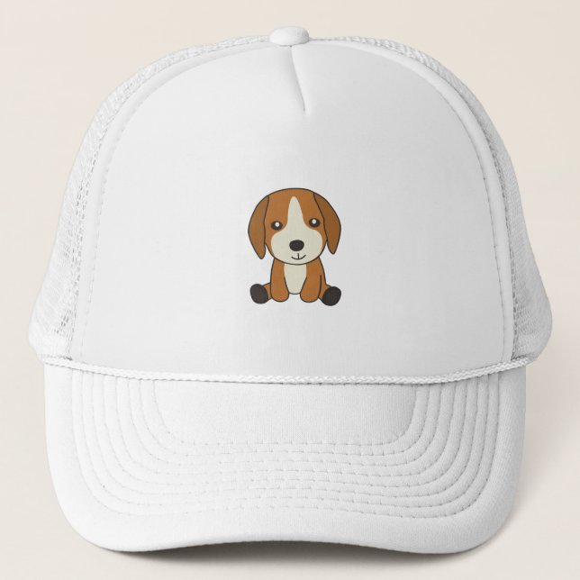 Hunde Beagle Welpen Niedliche Hunde für Kinder Truckerkappe (Vorderseite)