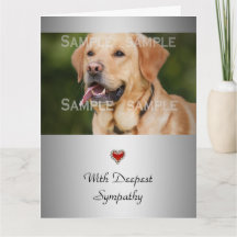 Hunde Beileid Diamantherz | Personalisiere