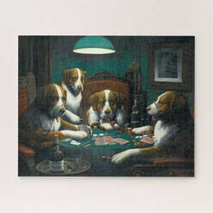 Hunde beim Pokern aus der viktorianischen Ära von