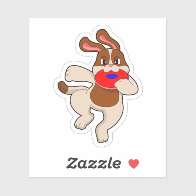 Hunde beim Spielen Aufkleber (Blatt)