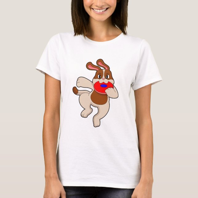 Hunde beim Spielen T-Shirt (Vorderseite)