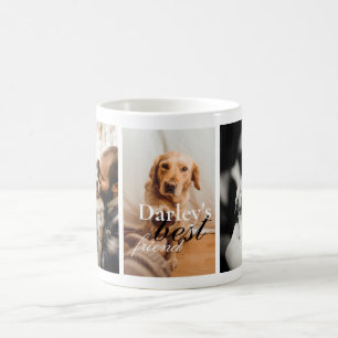 Hunde Bester Freund Niedlich 3 Foto Familienname Kaffeetasse