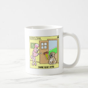 Hunde-Blind Dates Lustige Hunde-Cartoon-Geschenke  Kaffeetasse