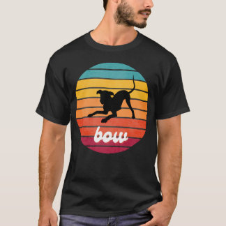 Hunde-Bogen Freunde vintage T-Shirt