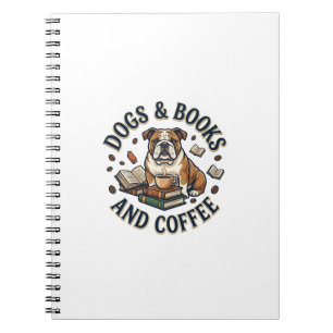 Hunde Bücher Kaffee Bulldogge Stapel Tasse_1