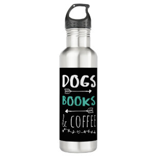 Hunde Bücher Kaffeewochenende Tiervorrat Edelstahlflasche
