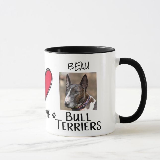 Hunde Bull Terriers Tasse (Rechts)