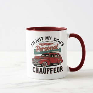 Hunde Chauffeur Tasse