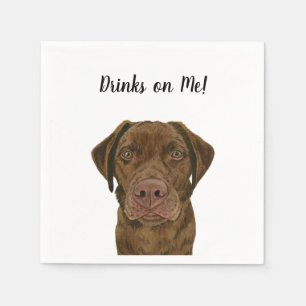 Hunde-Cocktailservietten Serviette