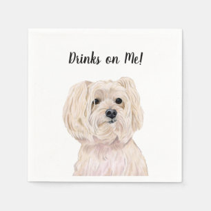 Hunde-Cocktailservietten Serviette